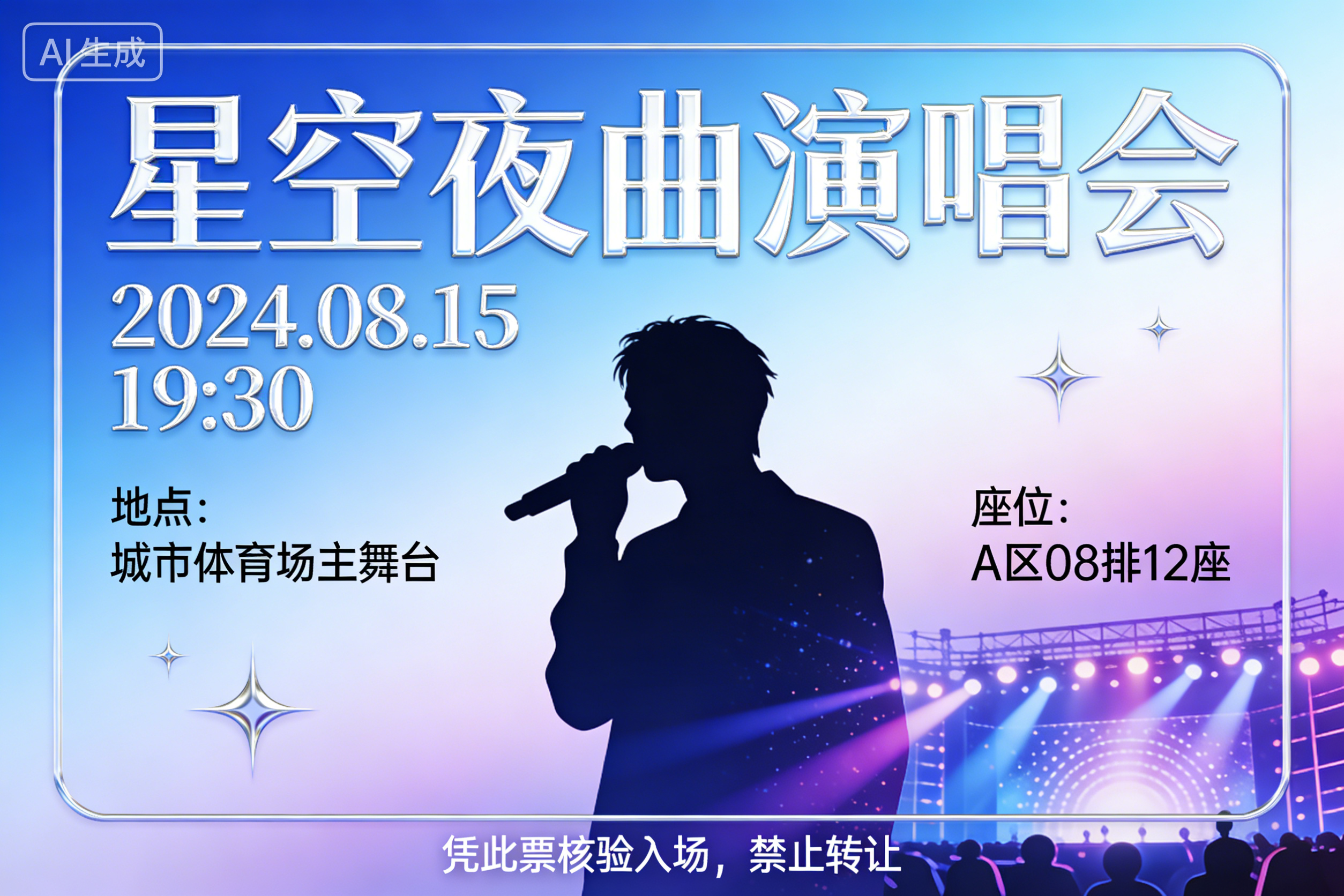 【天鹅湖万达】姗姗的小屋：演唱会门票